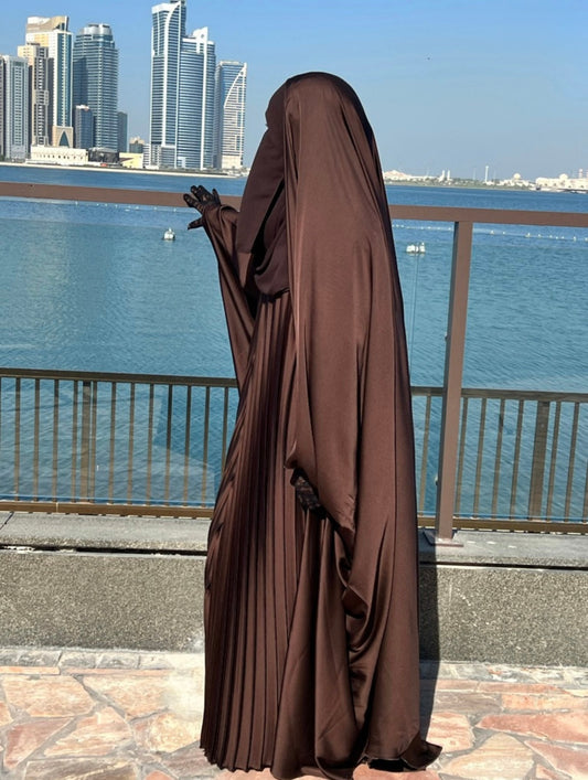 Silk Open Overhead Set/ Half Niqab