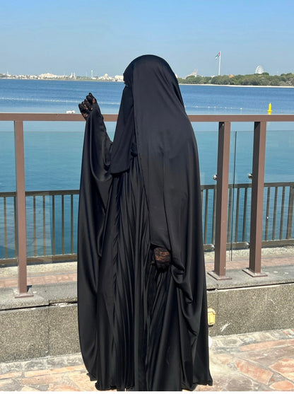 Silk Open Overhead Set/ Half Niqab