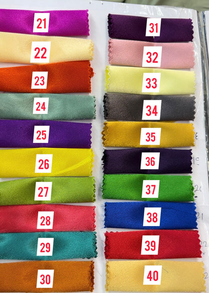 Satin Cuff Sleeve Overhead