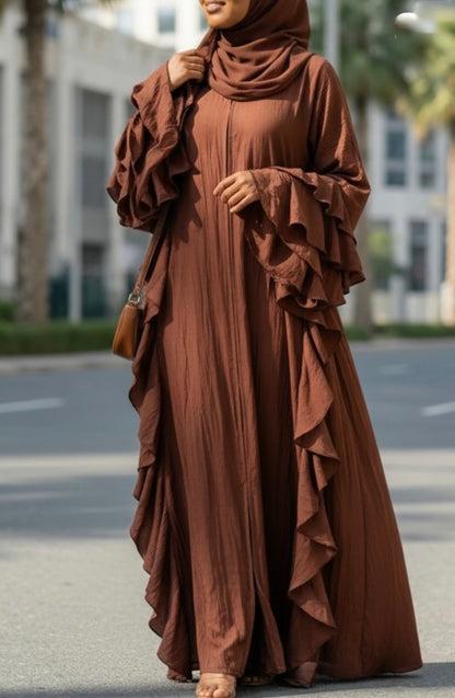 Aminah Ruffle Abaya