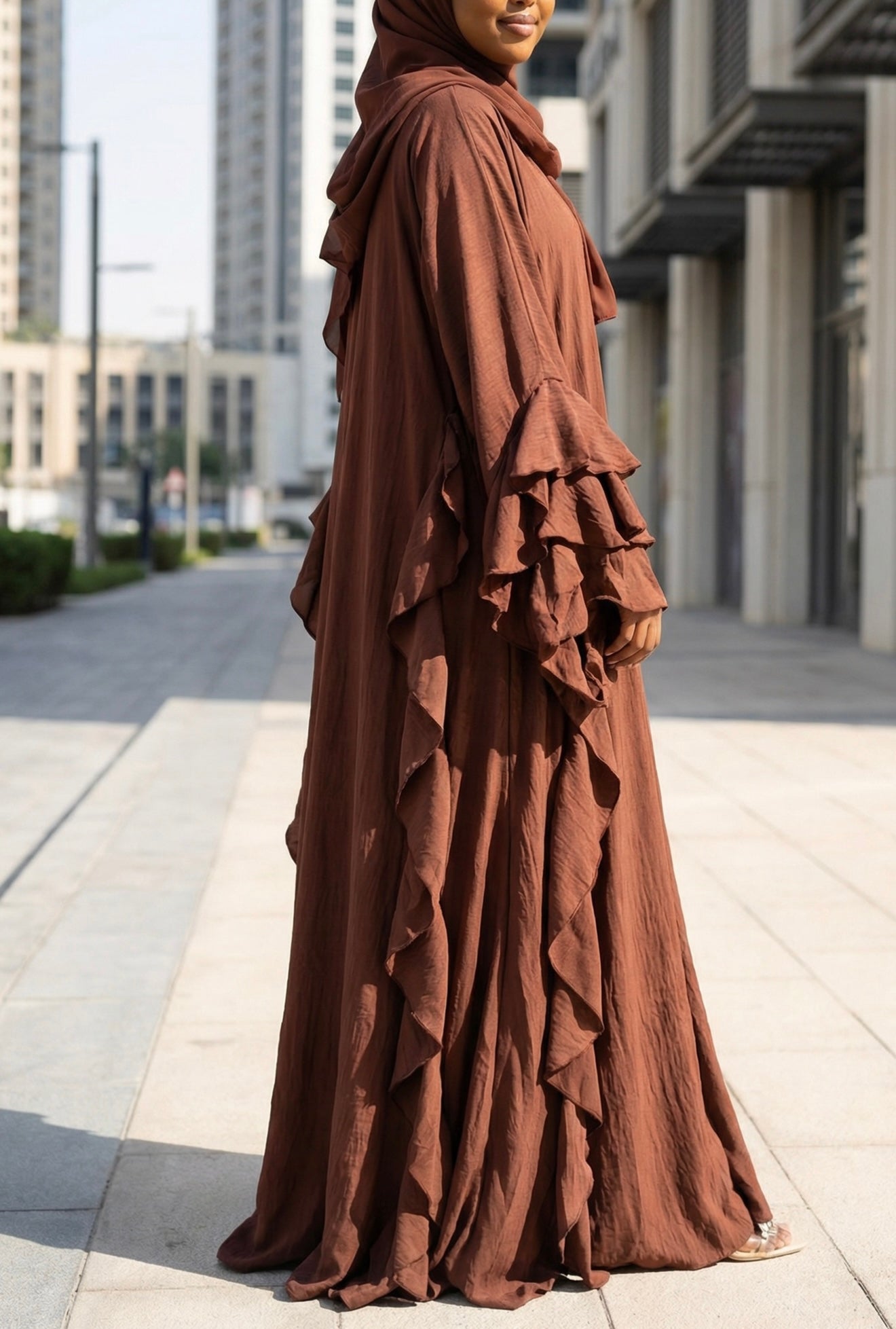 Aminah Ruffle Abaya