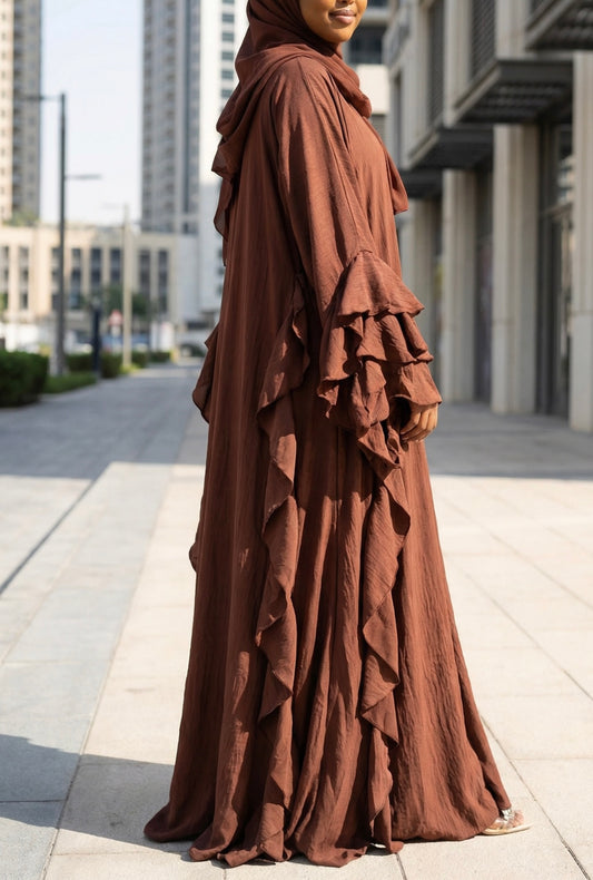 Aminah Ruffle Abaya