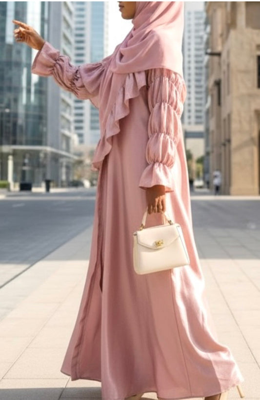 Rainah Tier Sleeves Abaya