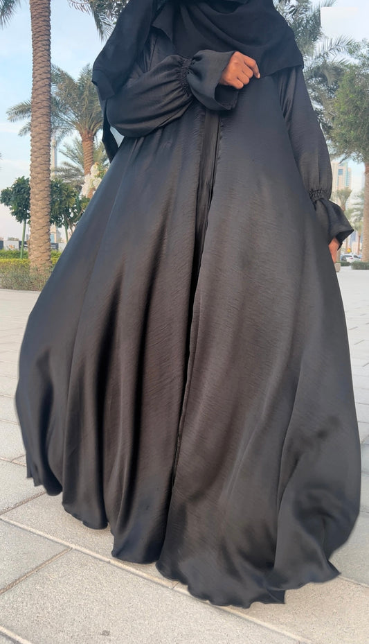 Aishah Satin Swing Abaya