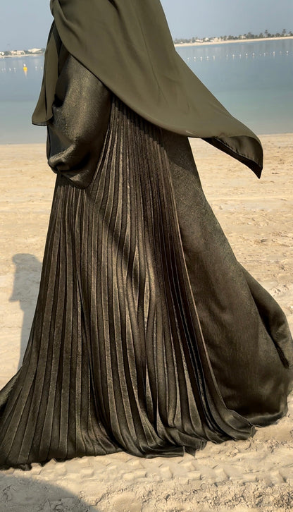 Naseerah Half Pleated Abaya